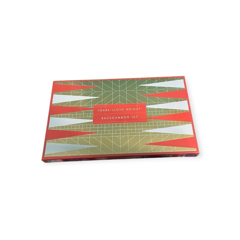 NEW Sealed Frank Lloyd Wright Backgammon Set Galison Sealed Modern Design Gift